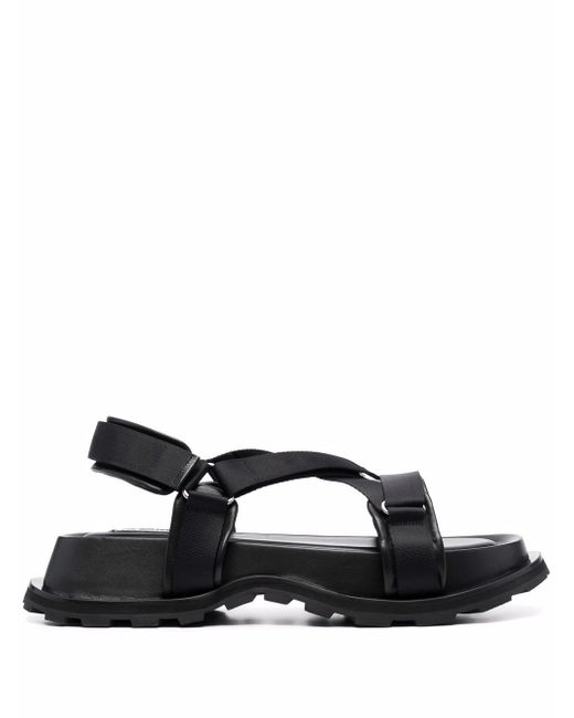 Jil Sander touch-strap flat sandals