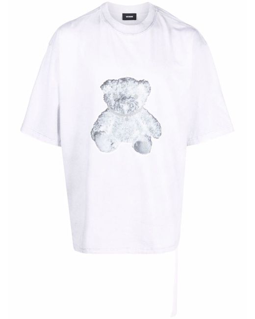We11done negative teddy print T-shirt