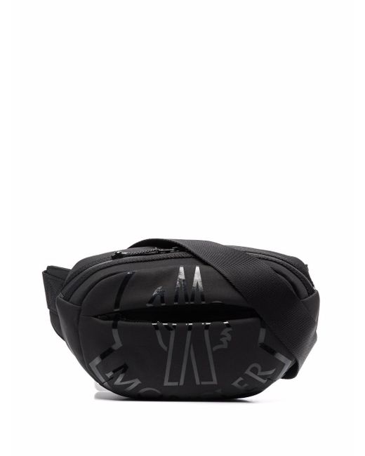 Moncler logo zipped belt bag