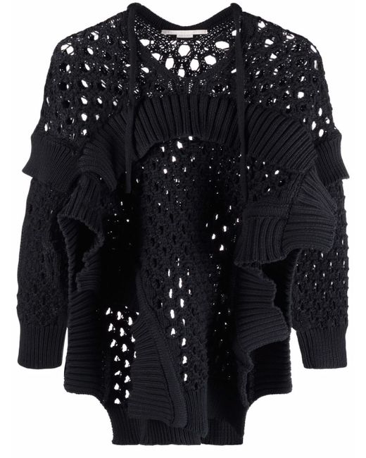Stella McCartney open-knit rib-trim jumper