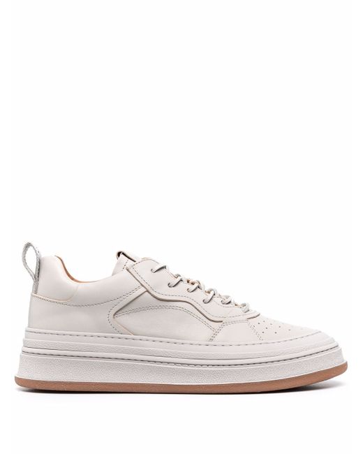 Buttero® leather-panelled high-top sneakers