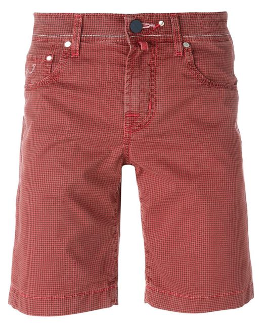 Jacob Cohёn houndstooth shorts