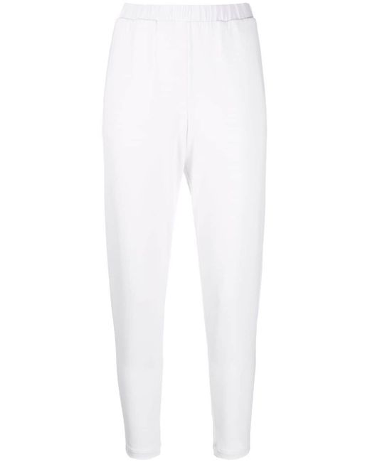 Le Tricot Perugia cropped elasticated trousers
