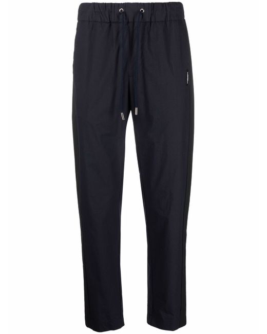 costume national contemporary tapered-leg cotton trousers