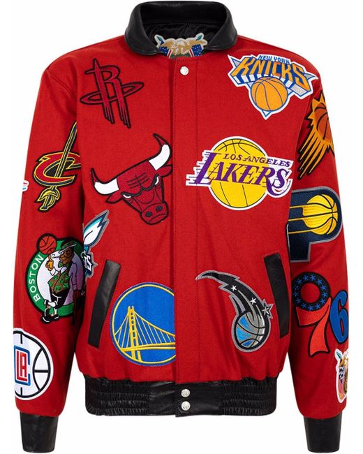 Jeff Hamilton x NBA Collage wool jacket