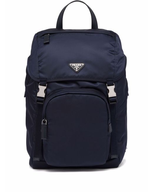 Prada Re-Nylon triangle logo backpack