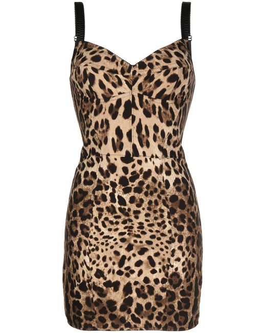 Dolce & Gabbana leopard-print dress