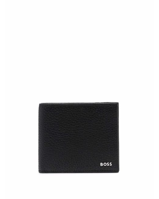 Boss bi-fold pebble wallet