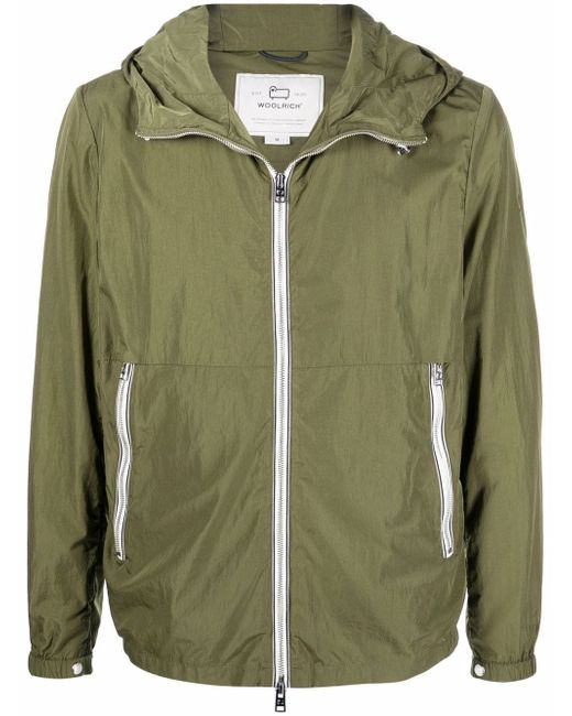 Woolrich hooded zip-fastening jacket