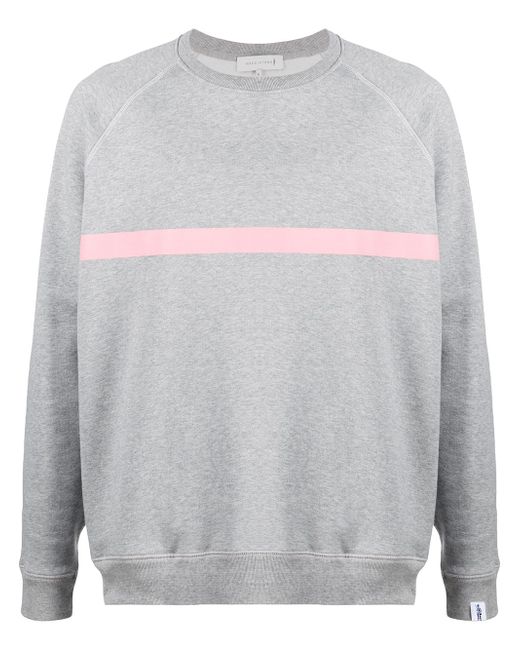 Mackintosh stripe detial sweatshirt
