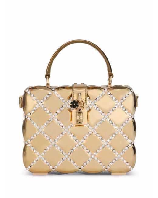 Dolce & Gabbana crystal-embellished tote bag