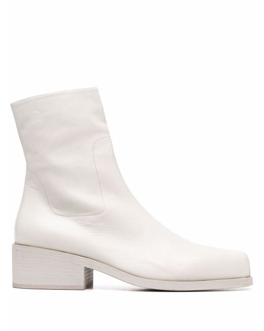 Marsèll square-toe block-heel boots
