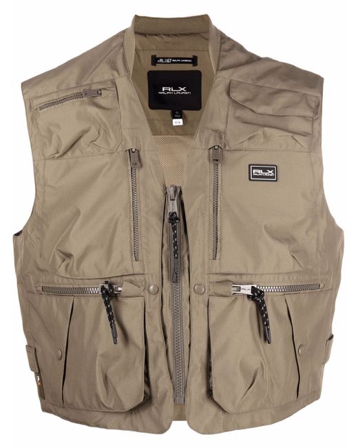 Polo Ralph Lauren multi-pocket zip-up vest