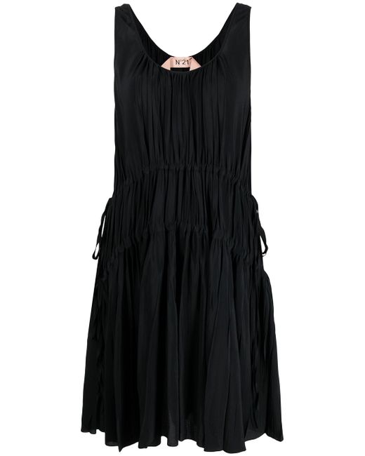 N.21 pleated tiered dress