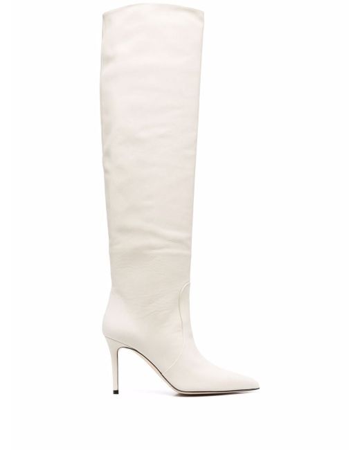 Scarosso knee-length leather boots