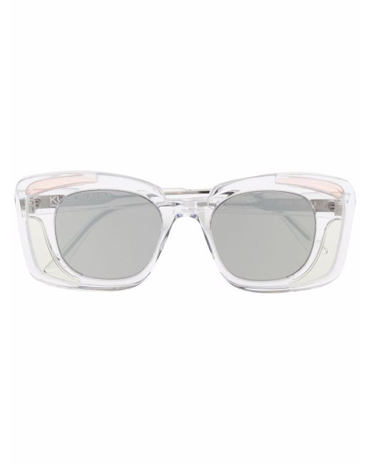 Kuboraum transparent-frame sunglasses