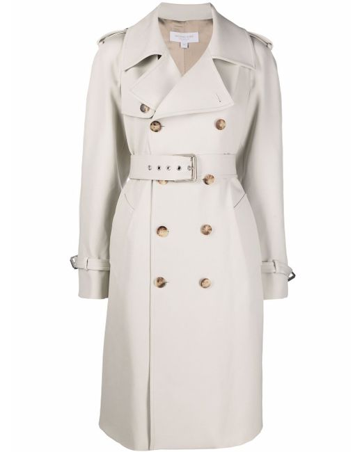 Michael Kors Collection double-breasted belted trench coat