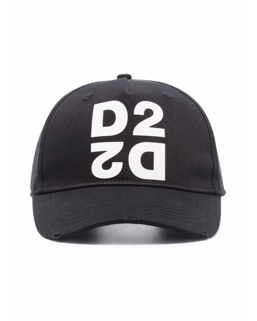 Dsquared2 logo-print cotton cap