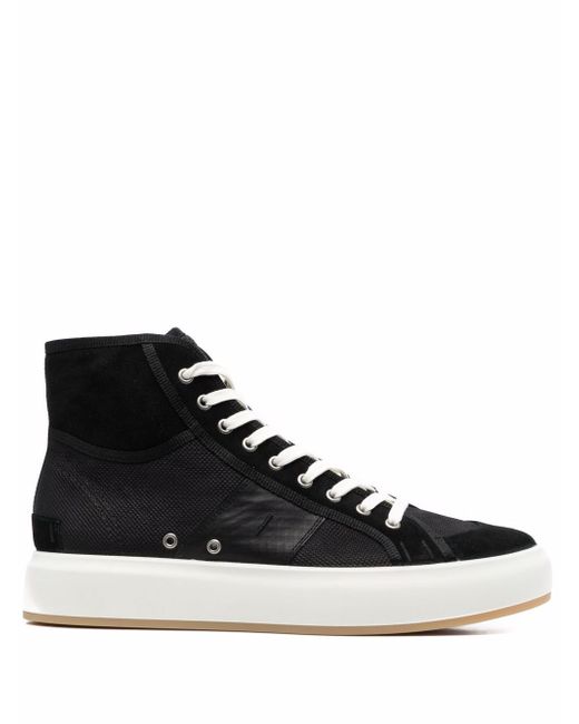 Stone Island Compass badge high-top sneakers