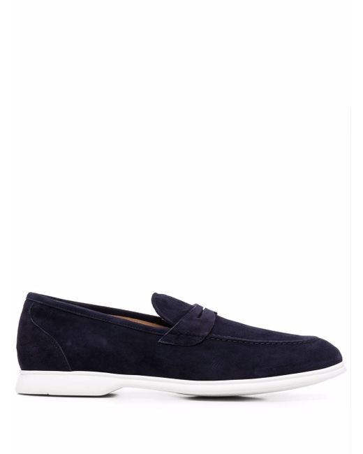 Kiton suede moccasin loafers