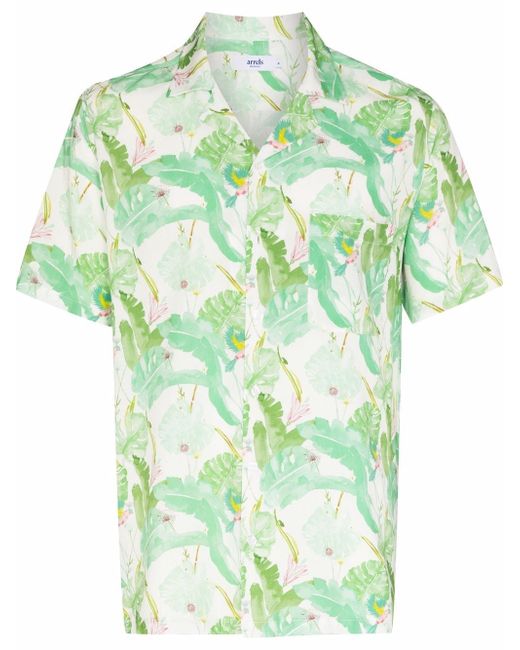 arrels hummingbird-print shirt