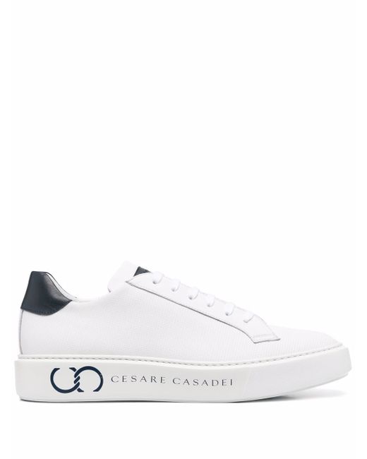 Casadei panelled low-top sneakers