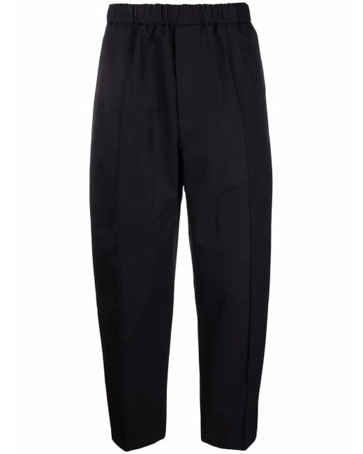 Jil Sander elasticated-waist straight-leg trousers