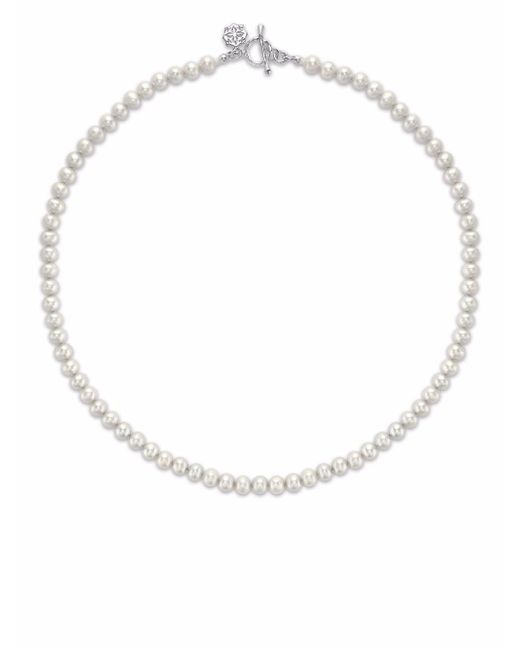 Dower And Hall pearl-detail necklace