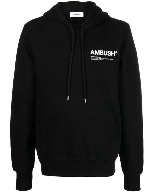 Ambush WKSP logo-print hoodie