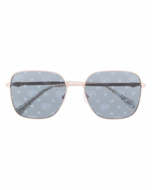 Chiara Ferragni monogram square-frame sunglasses