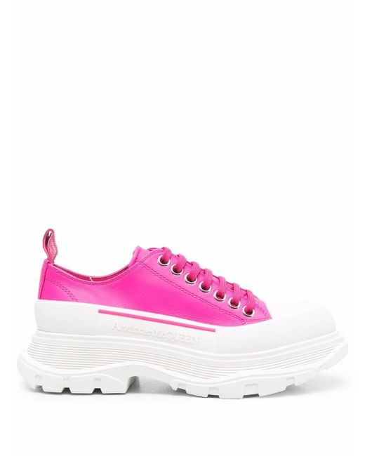 Alexander McQueen chunky-sole lace-up sneakers