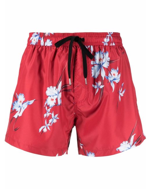 N.21 floral-print swim shorts