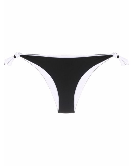 Fisico logo-patch knot-detail bikini bottoms