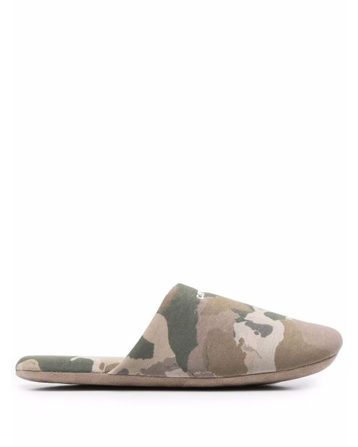 Carhartt Wip camouflage-print round-toe slippers
