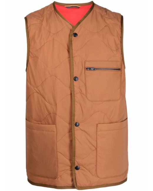Paul Smith quilted wave gilet