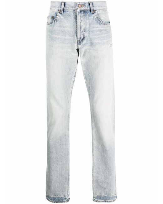 Saint Laurent light-wash straight-leg jeans