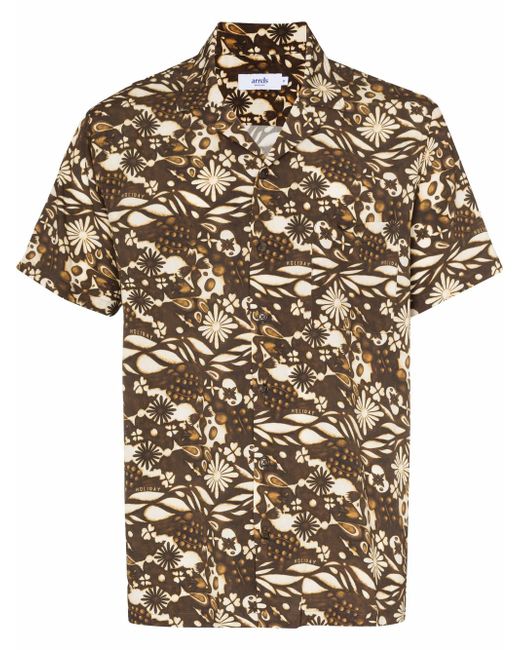 arrels abstract-print short-sleeved shirt