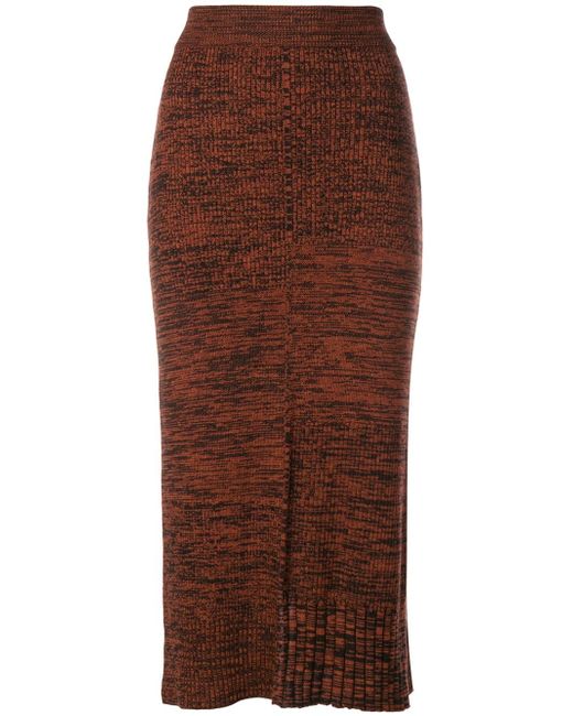 Pringle Of Scotland knitted maxi skirt
