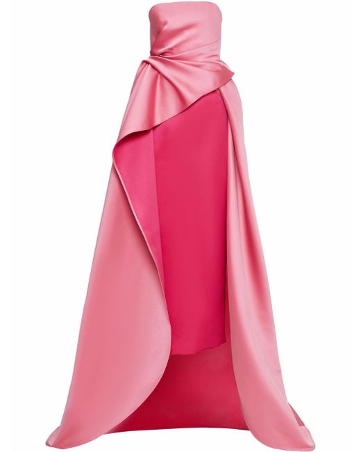 Carolina Herrera asymmetric layered dress