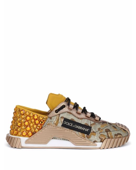 Dolce & Gabbana logo-patch embellished sneakers