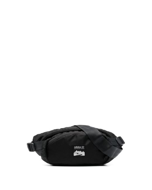 Adidas logo-patch detail belt bag