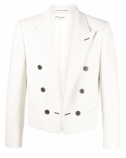 Saint Laurent double-breasted button blazer