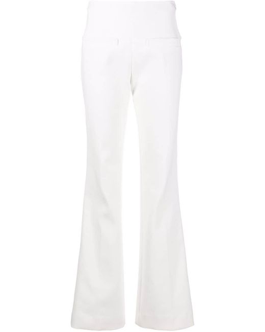 Courrèges cut-out tailored flared trousers