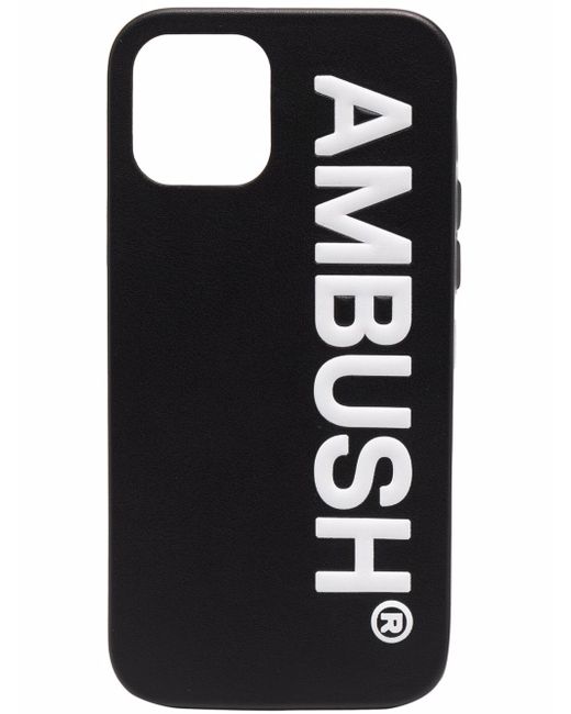 Ambush iPhone 12/12 Pro logo-embossed case