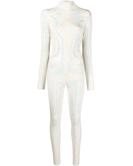 Atu Body Couture long-sleeve fitted jumpsuit