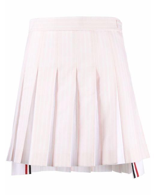 Thom Browne striped pleated skirt