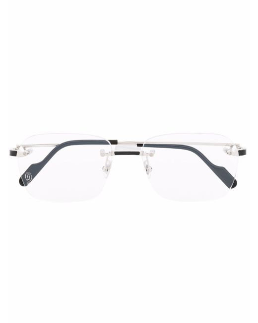 Cartier rimless square-frame glasses