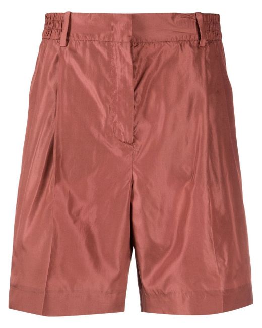 Valentino high-waisted silk shorts
