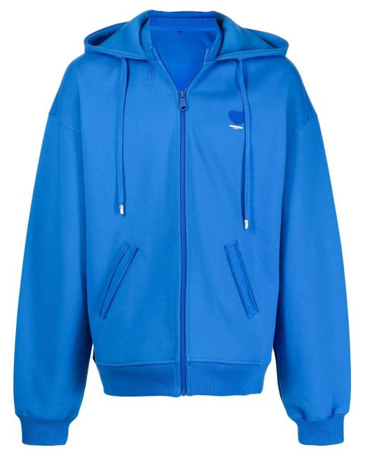 Ader Error zipped cotton-blend hoodie