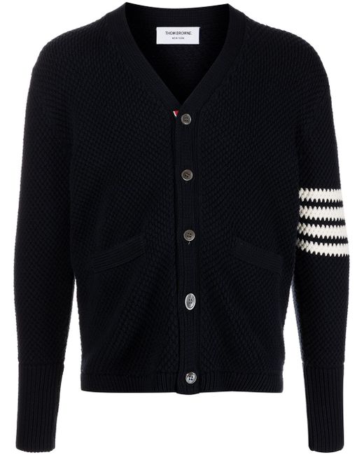 Thom Browne 4-bar stripe wool cardigan